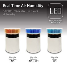 Soleus Air Hydro-Pure Air-Purifying Humidifier | Quiet Cool Mist Humidifier