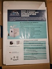 Heaven Fresh HF 710 Digital Ultrasonic Cool/Warm Mist Humidifier with Aroma I…