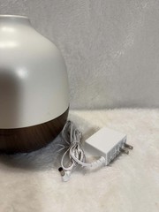 Threshold 300ml Ultrasonic Essential Oil Diffuser White Woodgrain READ