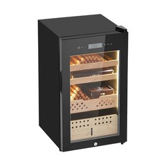 70L 400 Count Electric Cigar Humidor Cabinet with Compressor Cooling, Humidity &