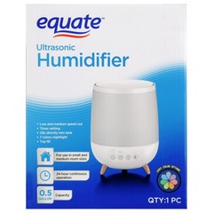 Ultrasonic Humidifier Diffuser Cool Mist Visible Mist Filter-Free 0.5 Gallon