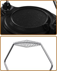 Whistling 1.8L Cast Iron Humidifying Kettle with Cool Touch Chrome Handle