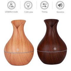130ML Aroma Essential Oil Diffuser Wood Grain Aromatherapy Humidifier – 2 colors
