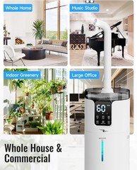 Humidifier Large Room 16L/4.2Gal – Lacidoll Whole House Humidifier 1500 Sq Ft.