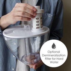 Crane White Teardrop Ultrasonic Cool Mist Humidifier, 1 Gallon Auto… Fast Ship