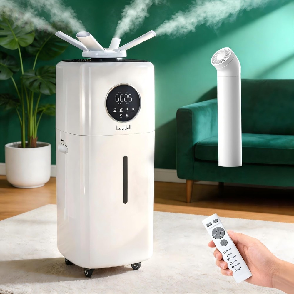 LACIDOLL Humidifier Large Room 2000 sq ft 5.5Gal