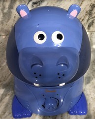 Crane EE-8245 Humidifier Cool Mist Hippo Animal Holstein 1 Gallon Ultrasonic