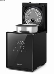 Livatro 3L Stainless Steel Warm Mist Humidifier Sleep Mode Auto-Off Easy Clean