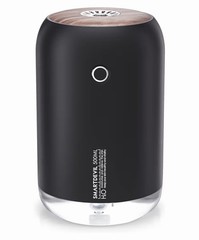 SmartDevil Small Desktop Humidifier J04 Ultrasonic USB Quiet Adjustable Black