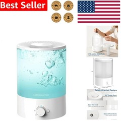 3.5L Cool Mist Humidifier Penguin Ultrasonic Vaporizer Top-Fill 7-Color Night…