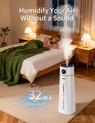 Humidifier Large Room 8L/ 2.1Gal, Ultrasonic Cool Mist for Bedroom, Quiet