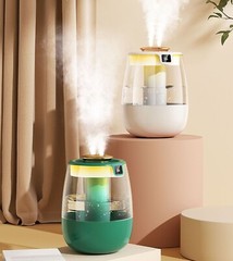 2L Ultrasonic Cool Mist Humidifier for Bedroom with Essential Oil Diffuser