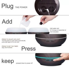Essential Oil Diffuser – 550ml Aromatherapy Diffuser-seven different lights
