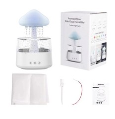 Cloud Rain Humidifier Night Light Aromatherapy Essential Oil Diffuser 7 Colors