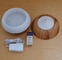 Cosy House Ultrasonic Tabletop Aroma Diffuser, Portable, Wood Grain, Electric