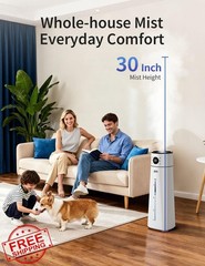 JRD Humidifier Large Room 8L/ 2.1Gal, Ultrasonic Cool Mist for Bedroom, Quiet…