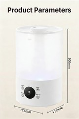 4L Large Capacity Air Humidifier with Remote Control Timer Plant Mist Aroma Diff