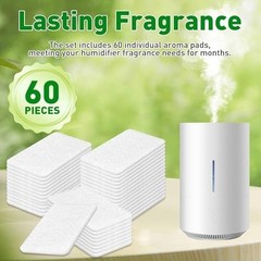 60-Pack Humidifier Aroma Pad Compatible with Dreo HM306, HM311/311S, HM512S/612S