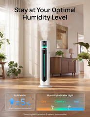 DREO 11L Humidifier Large Room 700Ft², 100H Smart Cool Mist Humidifers for Bedro