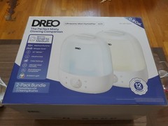 Dreo Ultrasonic Mist Humidifier 2Pk 409 3 Mist Settings Aromatherapy Compatible