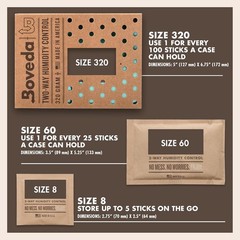 Boveda 75% Two-Way Humidity Control Packs Fix Major Moisture Loss in Non-Plastic