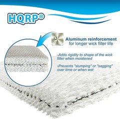 10x HQRP Wick Filters for Vornado EVAP Humidifiers MD1-0001 MD1-0002 Replacement