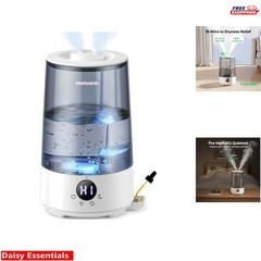 3.6L Ultrasonic Cool Mist Humidifier & Aroma Diffuser – Quiet 23dB for Bedroom