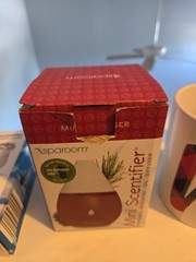 Estate Items: Portable Humidifier, Mini-Scentifier/Diffuser/”M” Coffee Mug