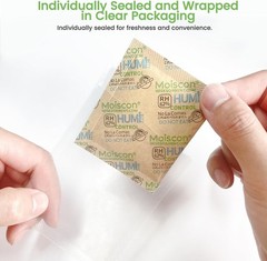 Two-Way Humidity Control Packets – 60 Count for Effective Herb Storage & More