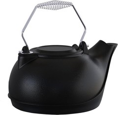 Whistling 1.8L Cast Iron Humidifying Kettle with Cool Touch Chrome Handle