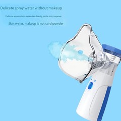 2-in-1 Mini Revitalize Facial Steamer and Humidifier Nano Ion Mist for Skin Mois