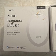 Pura Mini Smart Fragrance Diffuser for Small Spaces + Honeycrisp Oakwood