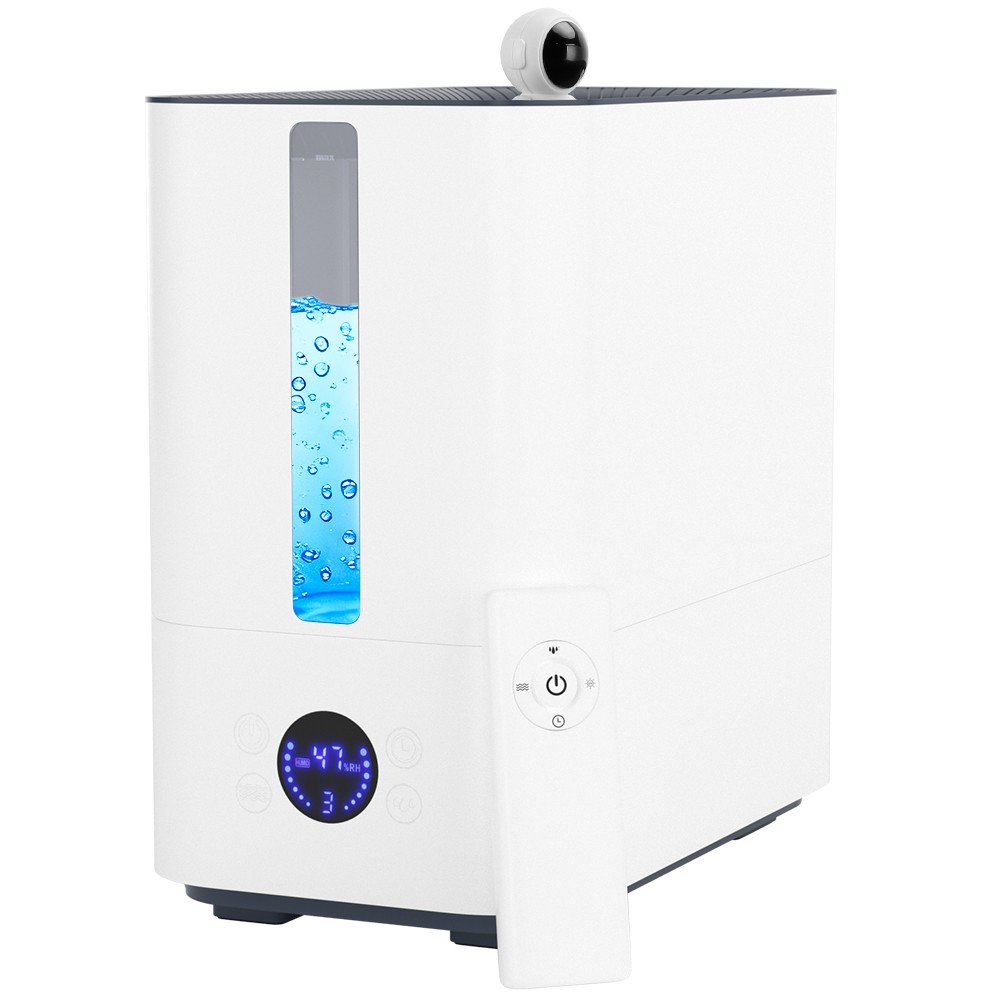 9.8L Large Capacity Humidifier Top-Fill 800ml/h Output 50H Runtime Ultra-Quiet.