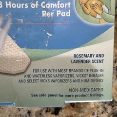 Vicks VapoPads Pediatric 5 Count New Refill Scent Pads Rosemary & Lavender