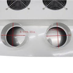 110V Ultrasonic Industrial Humidifier Cooler Sprayer Stainless w/Wheels 9Kg/h