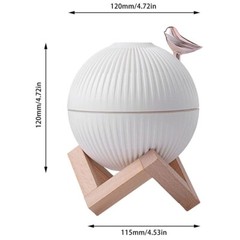 330ml USB Mini Humidifier, Three Levels Of Ambient Light, Two Fog Modes, Ultraso