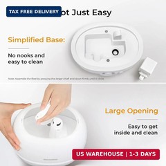 BOXING 3L Top Fill Humidifiers for Bedroom Baby, 20dB Quiet Air Humidifier for L