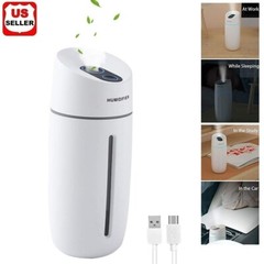 Portable Mini Humidifier Car Home USB LED Lamp Aroma Nano Diffuser Mist Purifier