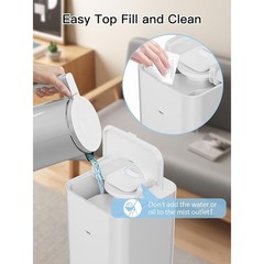 10L Humidifier 60H Runtime Ultrasonic Mist 3 Modes Remote Control Auto Shut Off