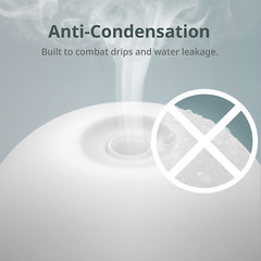 Humidifier Essential Oil Diffuser Cool Mist 100Ml 10+ Hours with 7 Colors LED Li