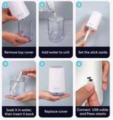 Portable Cool Mist Ultrasonic Humidifier for Bedroom – Auto Shut Off 250ML