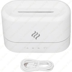 USB Air Humidifier Essential Oil Aroma Diffuser 3D Flame Mist Home Decor 250ml