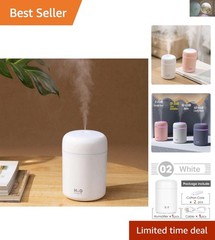 Compact USB Mini Humidifier with Adjustable Mist – Perfect for Travel & Home