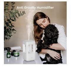 Winben 600ml Humidifier Anti-Gravity Water Drop Ultrasonic Humidifier – White
