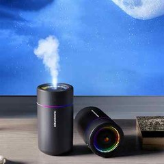 Portable Mini USB Cool Mist Humidifier 400ml – Quiet LED for Car/Home/Desk