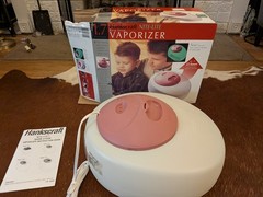 Hankscraft Nite-lite Vaporizer Humidifier Warm Steam 1211 1.7gal Glows TESTED