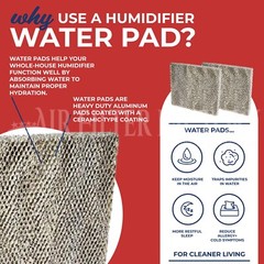 2 PACK COMPATIBLE APRILAIRE 560 560A HUMIDIFIER WATER PAD FILTER REPLACEMENTS