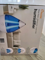 New Crane Cool Mist Humidifier – Filter-Free, Whisper Quiet, 15-Hour Run Time