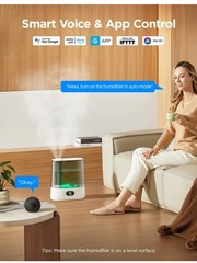 GoveeLife Smart Humidifiers for Bedroom, 6L Cool Mist Top Fill for Large…