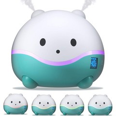 Cute Humidifier W/ Night Light Aromatherapy Diffuser Hygrometer Kids Room New